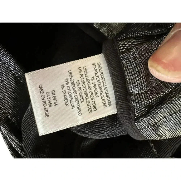 BCBGMAXAZRIA Gunmetal Mini Bodycon Dress Size Medium - Picture 5 of 10